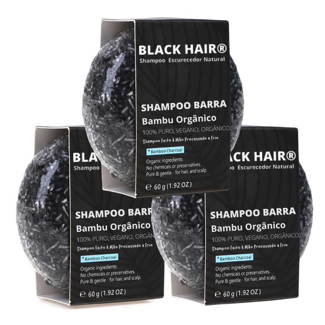 Shampoo Escurecedor Natural Black Hair ®️ - COMPRE 1 LEVE 2 - Oferta Relâmpago ⚡ - Cappolo