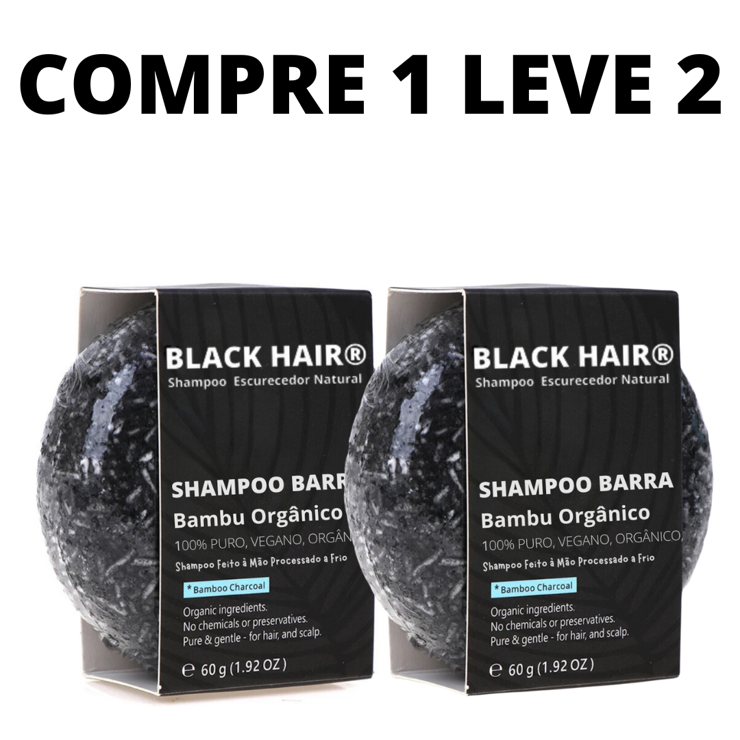 Shampoo Escurecedor Natural Black Hair ®️ - COMPRE 1 LEVE 2 - Oferta Relâmpago ⚡ - Cappolo