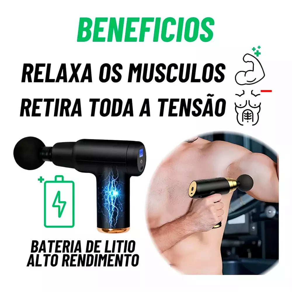 AlivioPro®️ - Massageador Elétrico Profissional 4 em 1 com Display em LCD - Site Oficial de Vendas - Cappolo